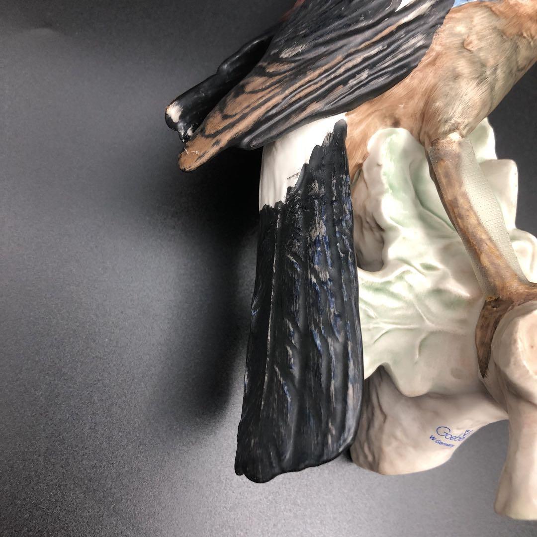 ゲーベル goebel フィギュリン 人形 鳥 カケス 懸巣 野鳥