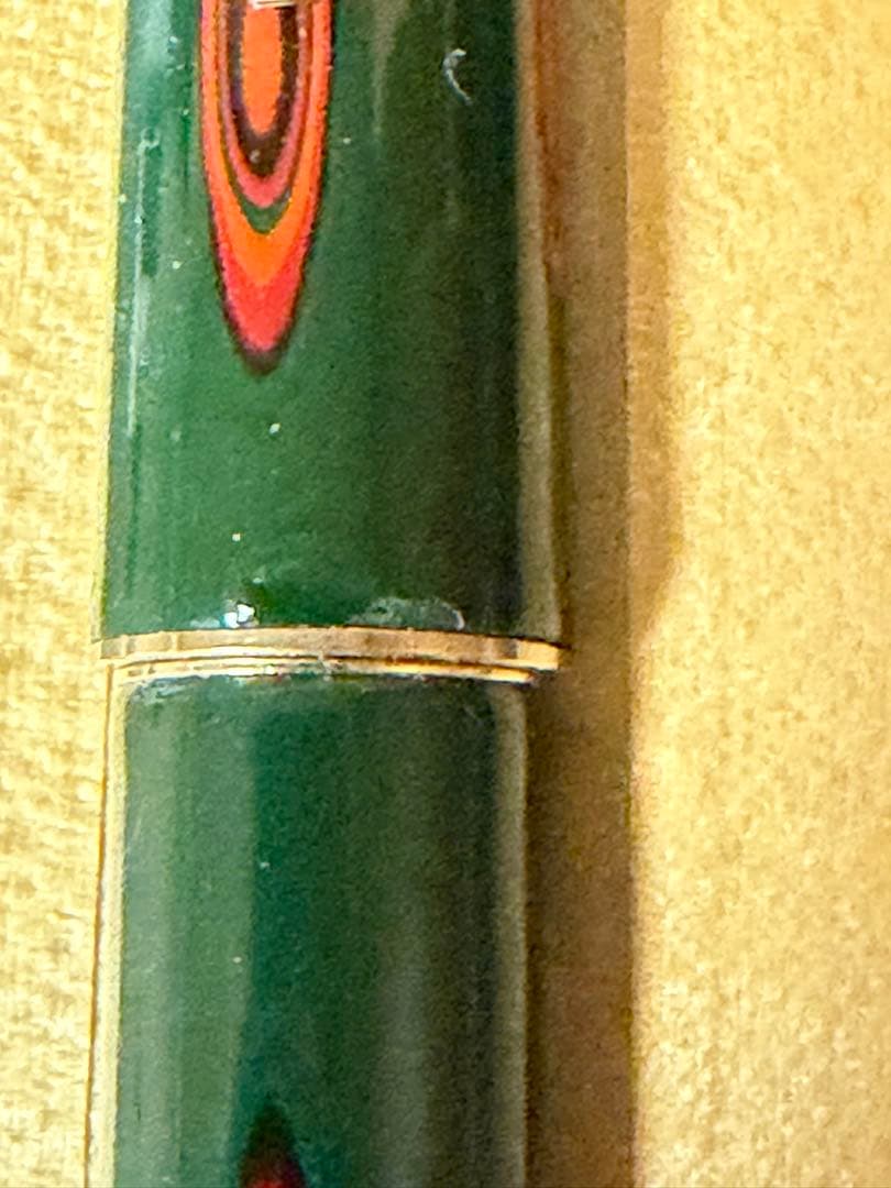 プラチナ万年筆　堆朱　漆塗り