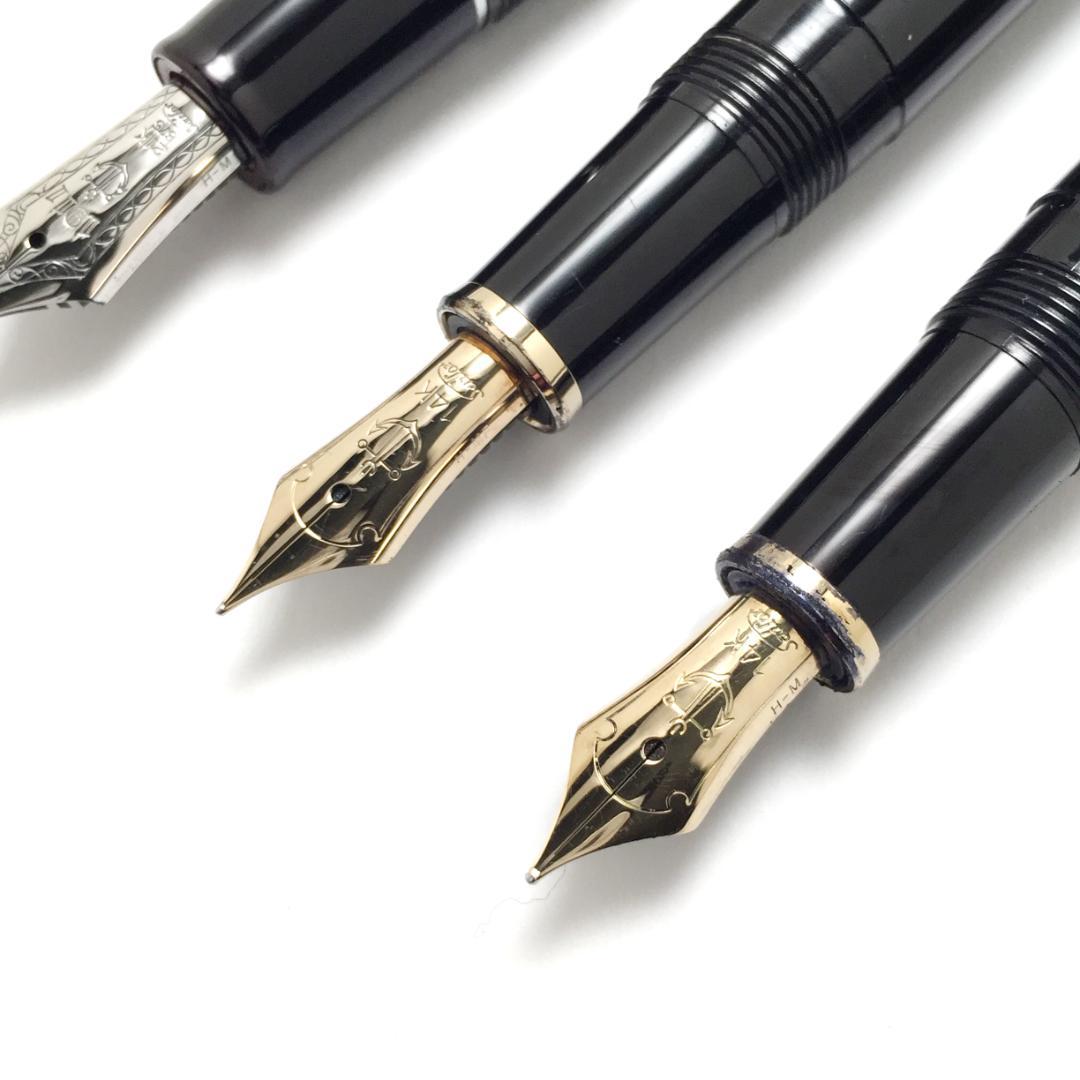 セーラー 万年筆 21K 14K ペン先金３本セット