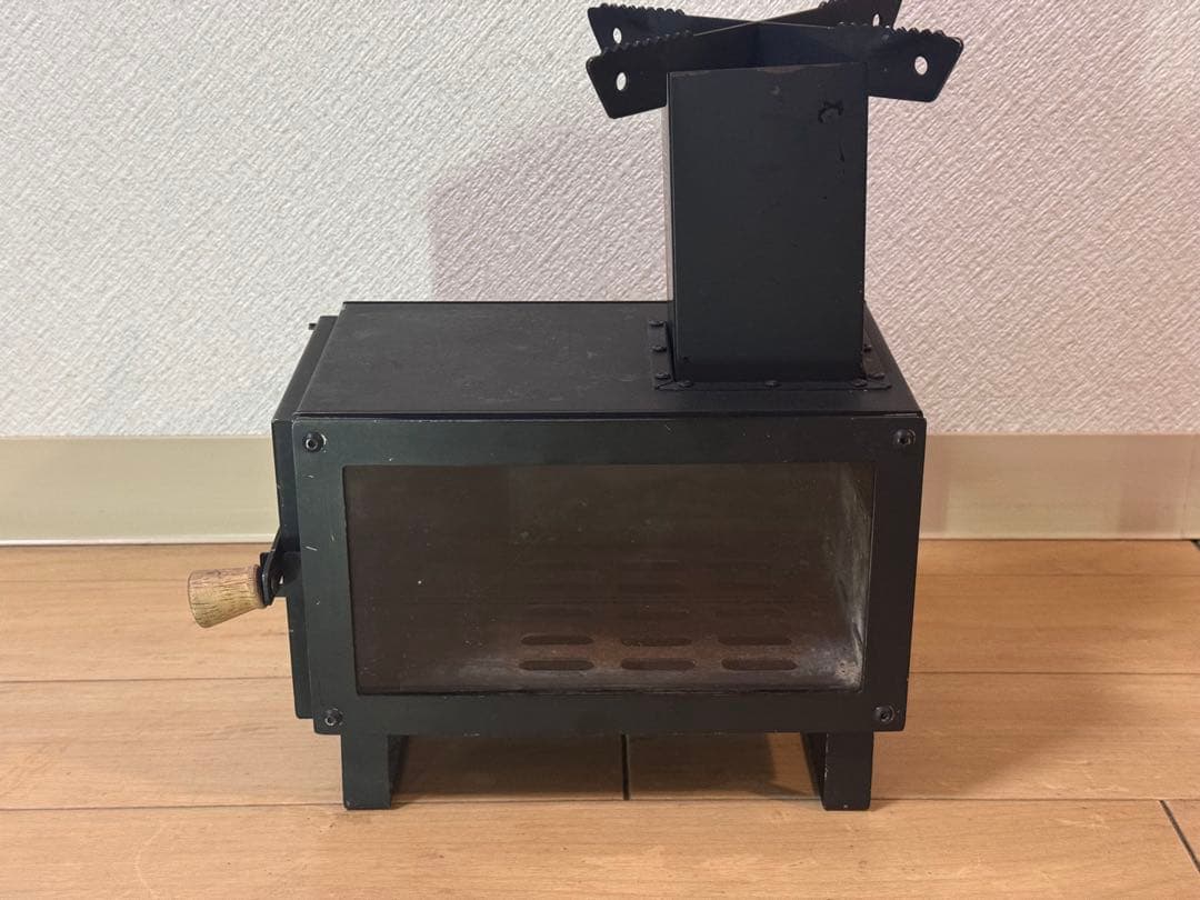 テーブルエース（ブラック/専用バッグ付き） ミニ薪ストーブ NCAMP