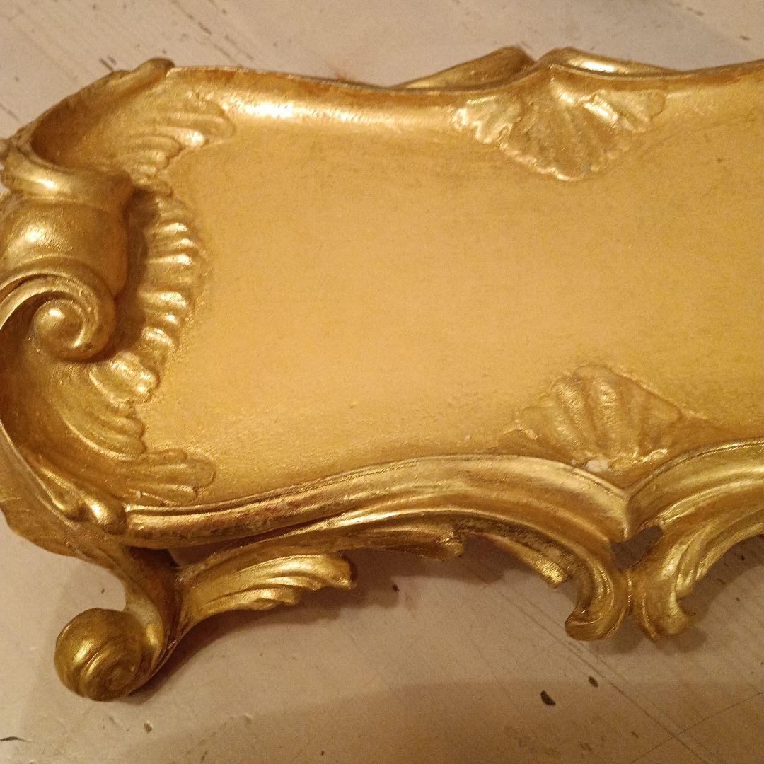 ディスプレイ・スタンド　アンティークスタイル　ゴールド仕上げ