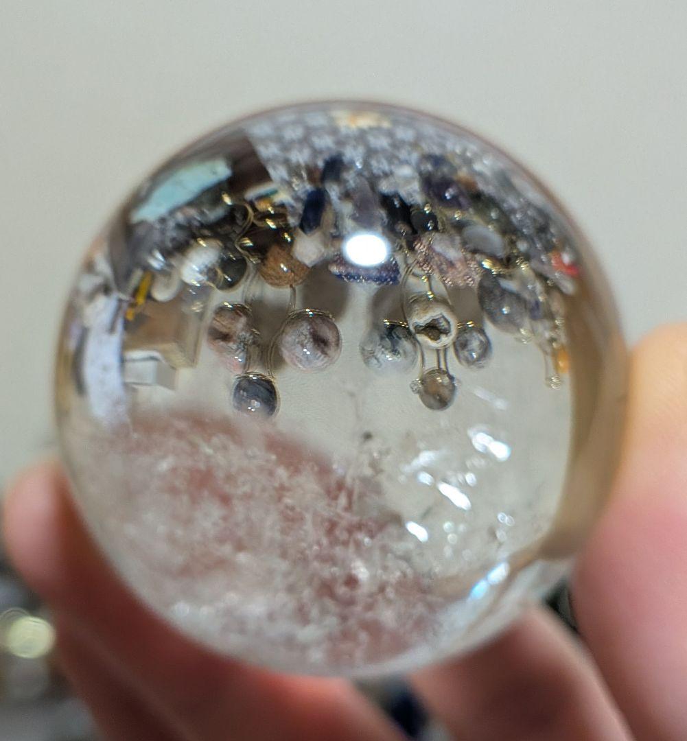 セール！水晶☆ヒマラヤインドマニハール産☆高品質☆台座つき☆