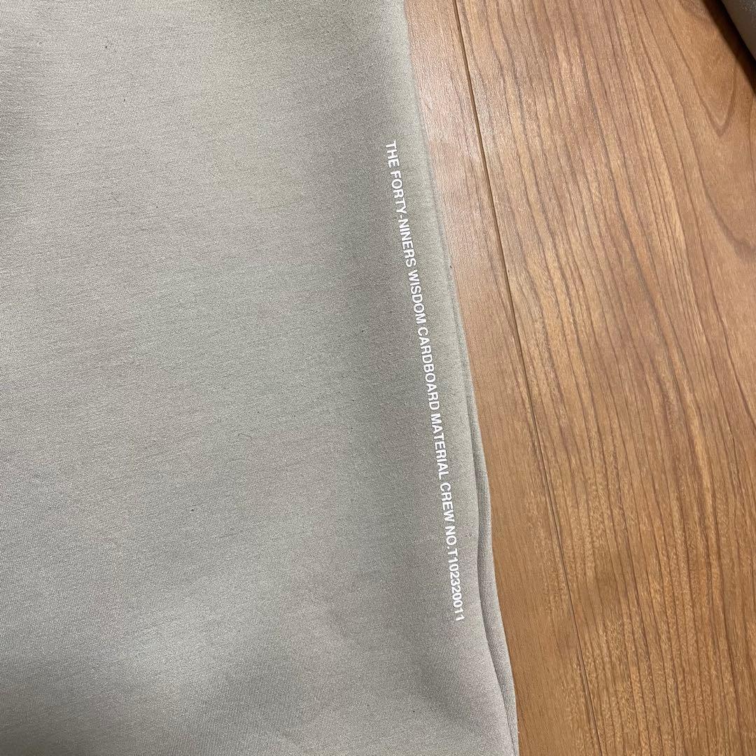 TFW49 クルーネック　スウェット　XL ベージュ　ゴルフ　トレーナー