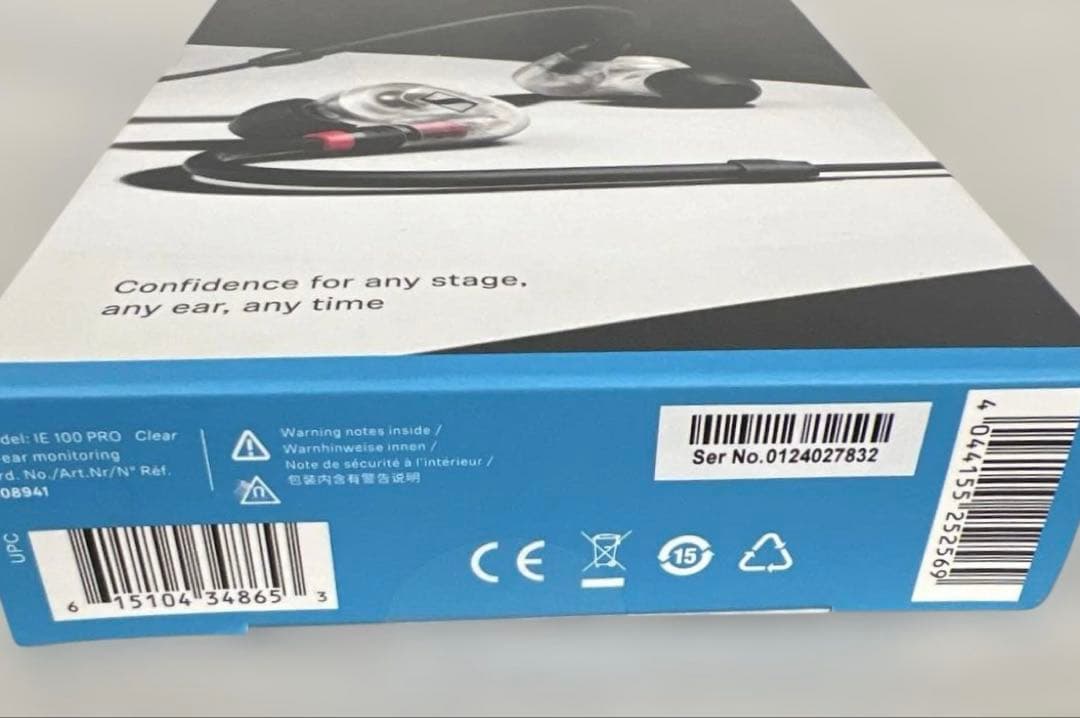 512306 Sennheiser IE 100 PRO クリア有線