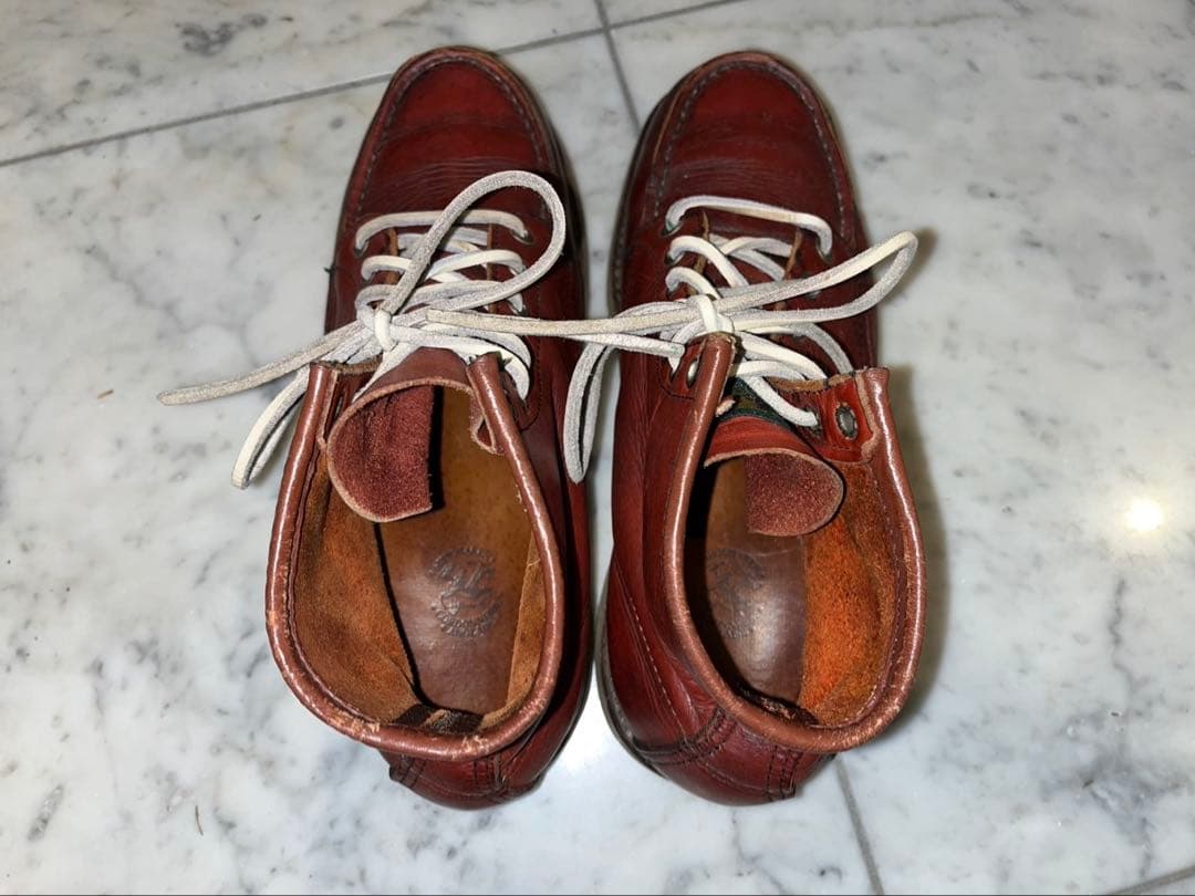 RED WING アイリッシュセッター 半円犬タグ US7E 25cm相当