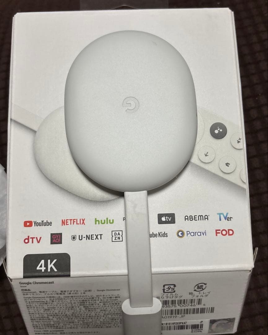 【美品】Chromecast with Google TV 4K