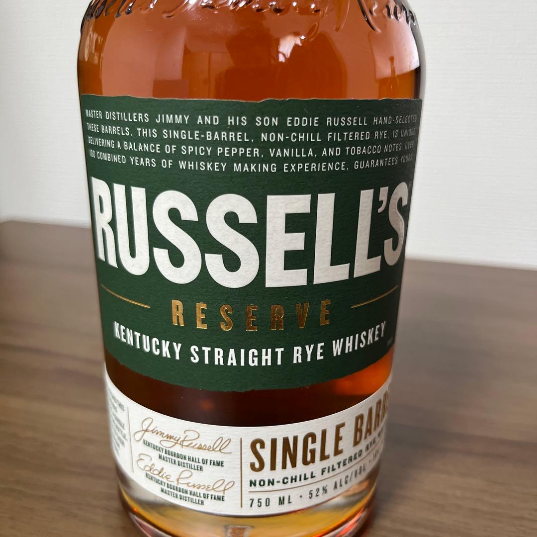 ラッセルズリザーブ RYE 750ml 52%