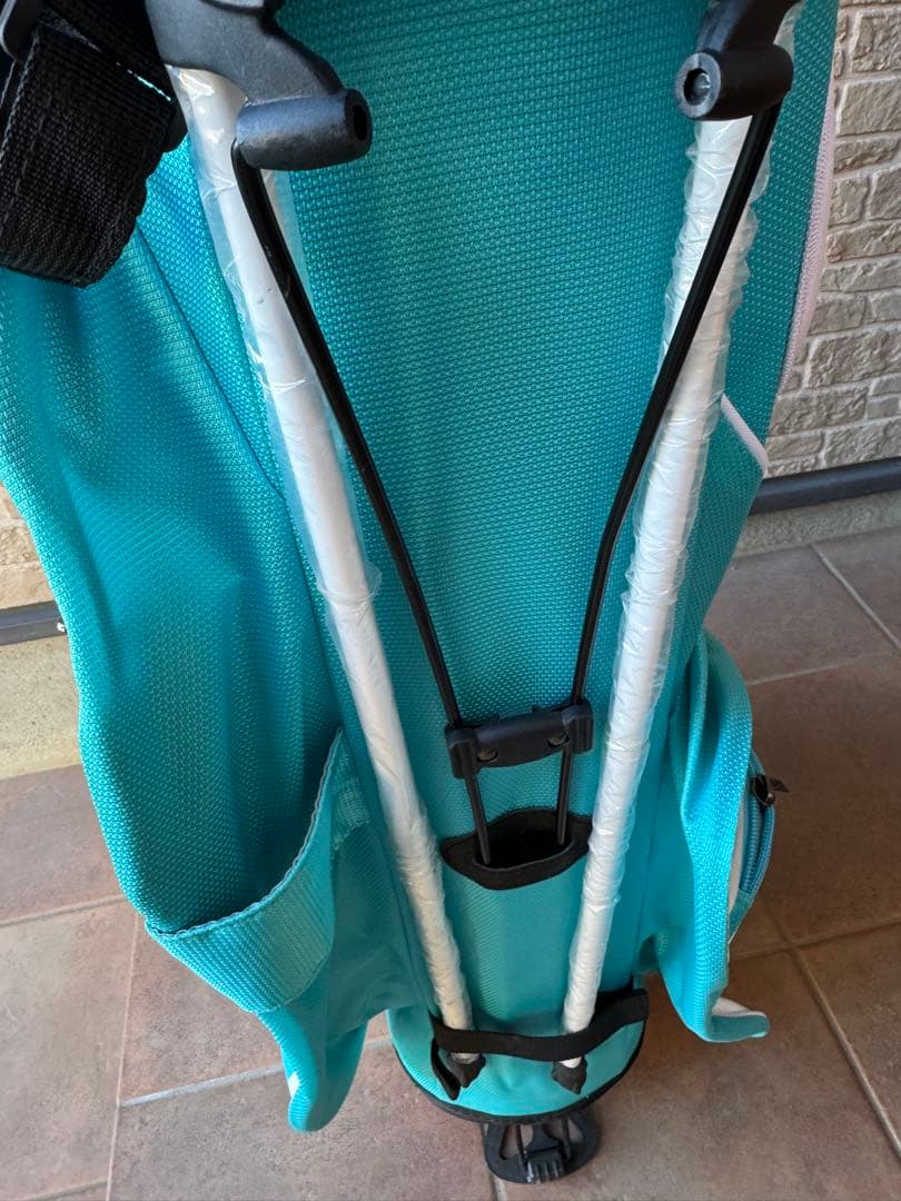 希少　美品　ミニ×プーマ コラボ　スタンド式　キャディバッグ　ティファニーブルー