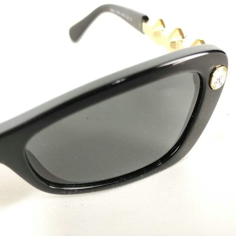 美品 SWAROVSKI クリスタル装飾サングラス ケース付 d30