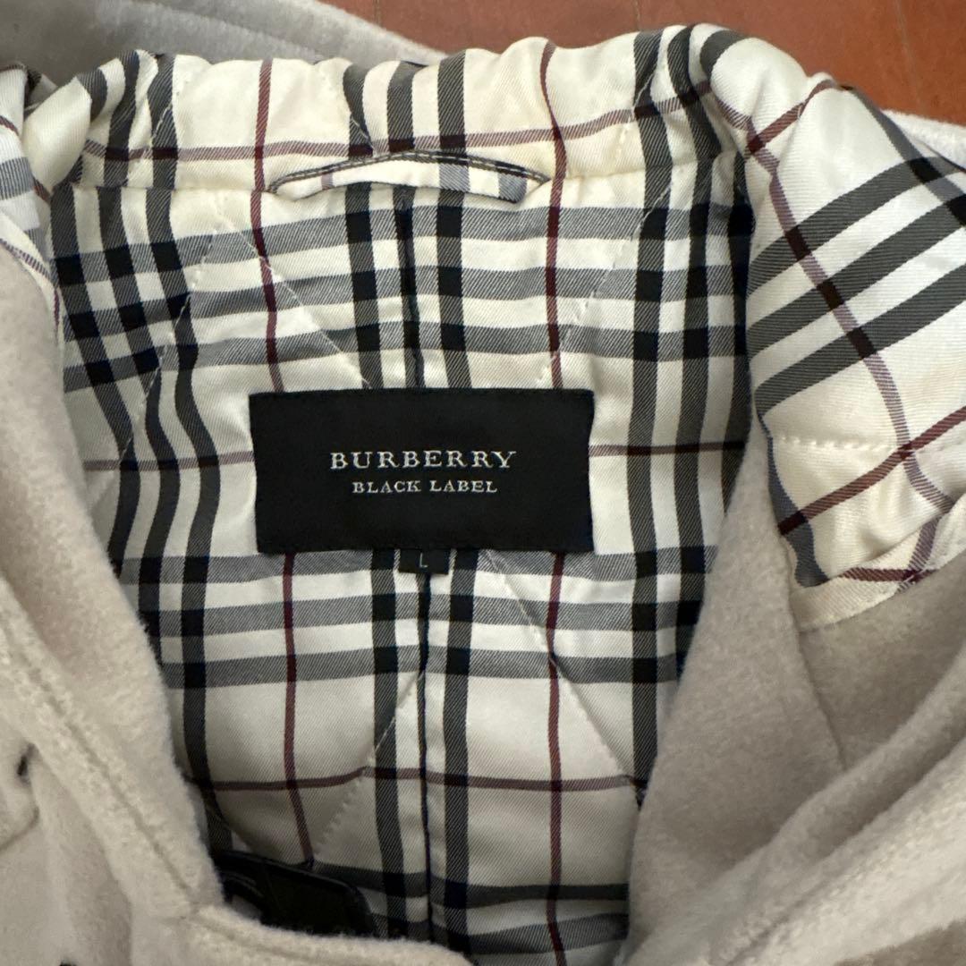 くまBURBERRY BLACK LABEL ダッフルコート