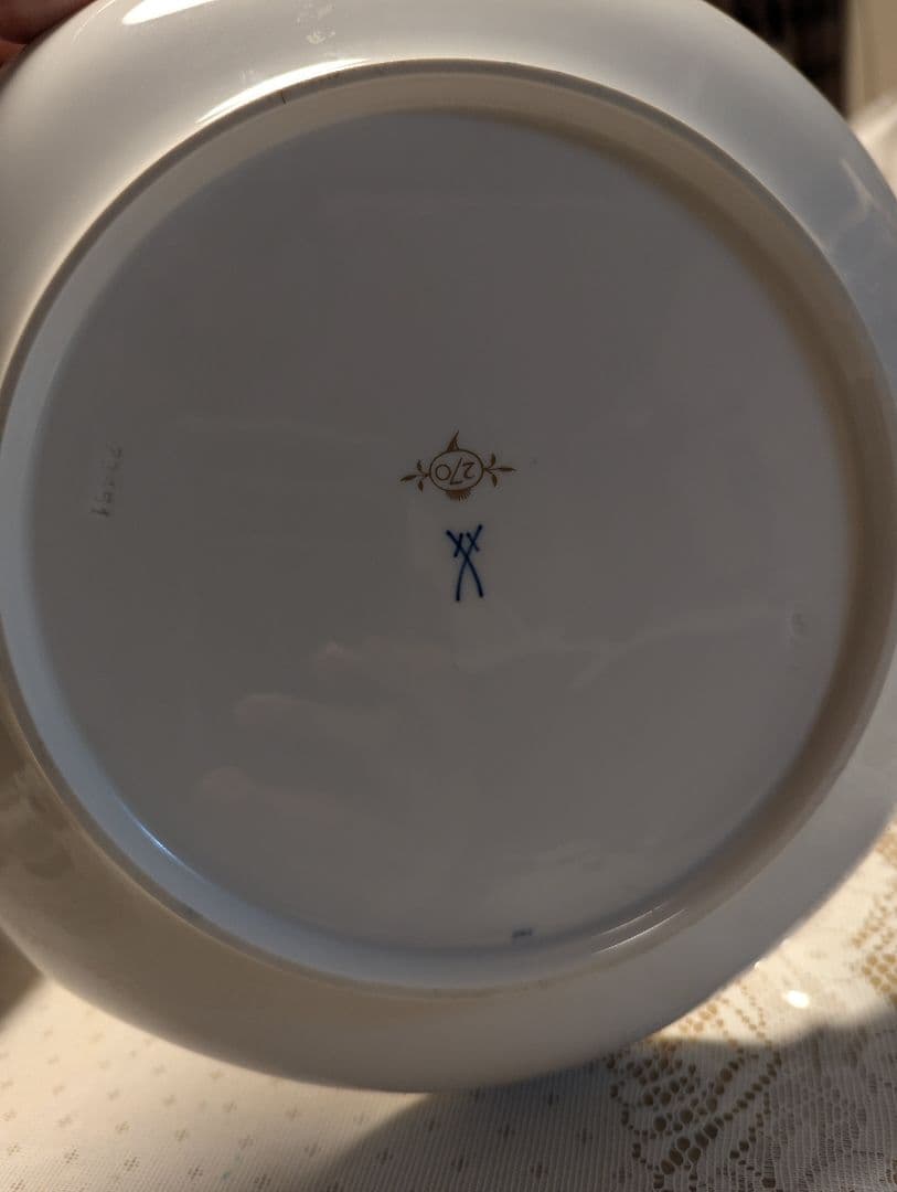 マイセン　ブルーオーキッド　プレート　28.5cm