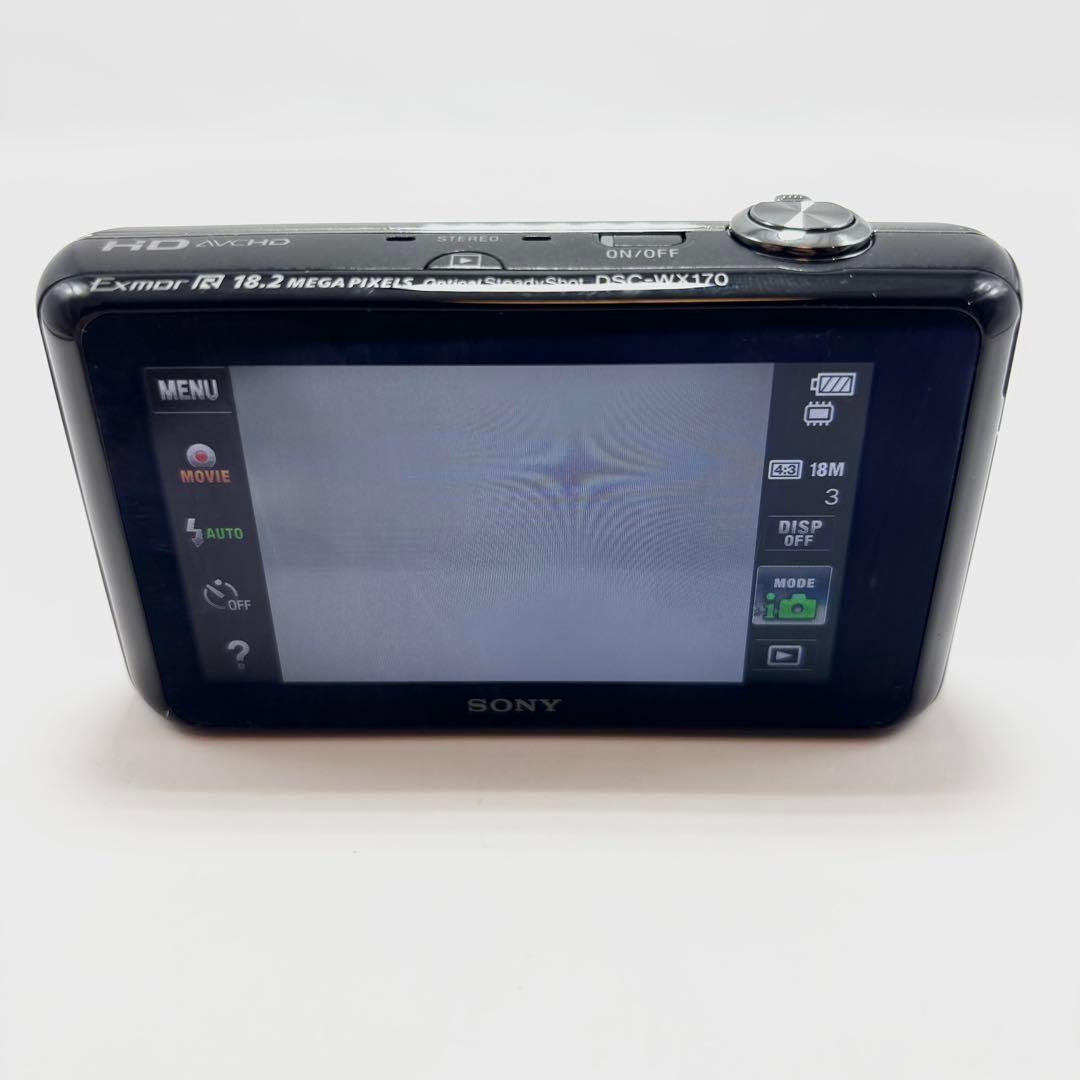 【美品】SONY Cyber-shot DSC-WX170 ブラック