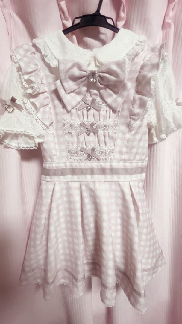 LIZLISA ギンガムツイードセットアップ