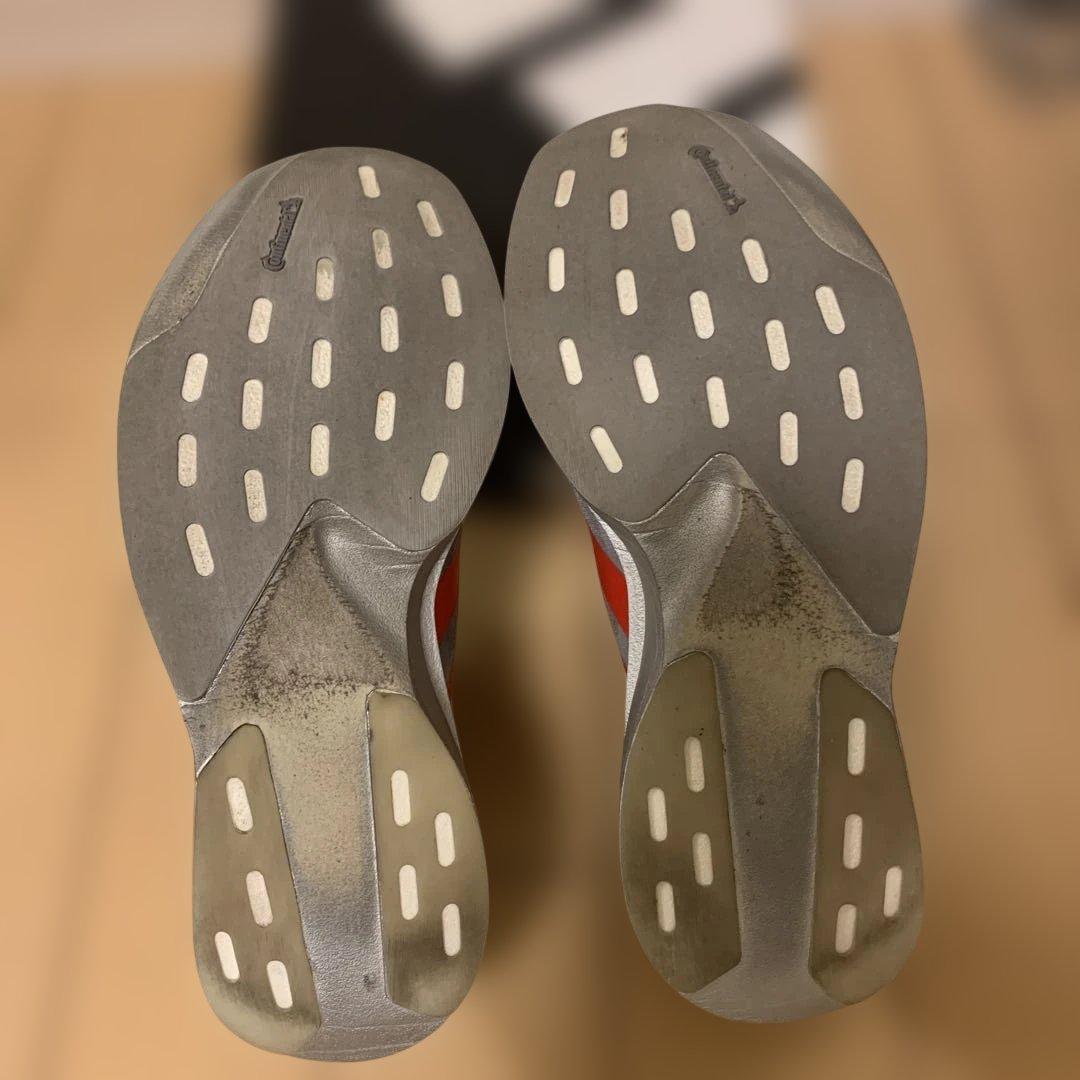 adidas アディゼロEVOSL 27センチ　ルシッドレッド