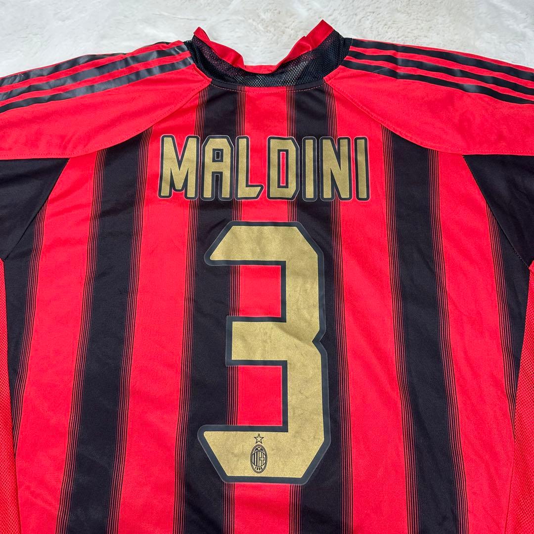 美品✨2XL ACミラン マルディーニ ユニフォーム 3アディダス ブロークコア