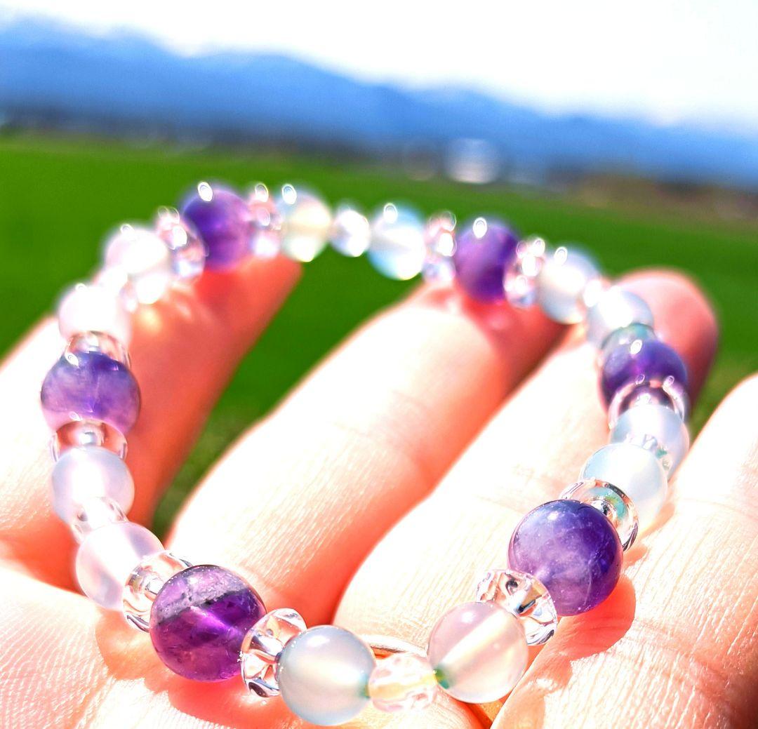 ぽっかぽか❀龍スポットパワーストーンブレスレット❀