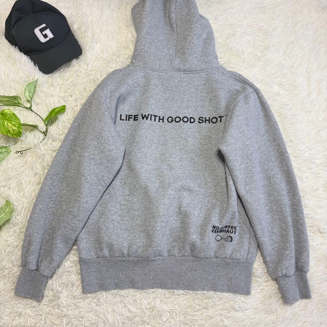 【NOCOFFEE】美品 パーカー クラブハウス グレー Mサイズ メンズ