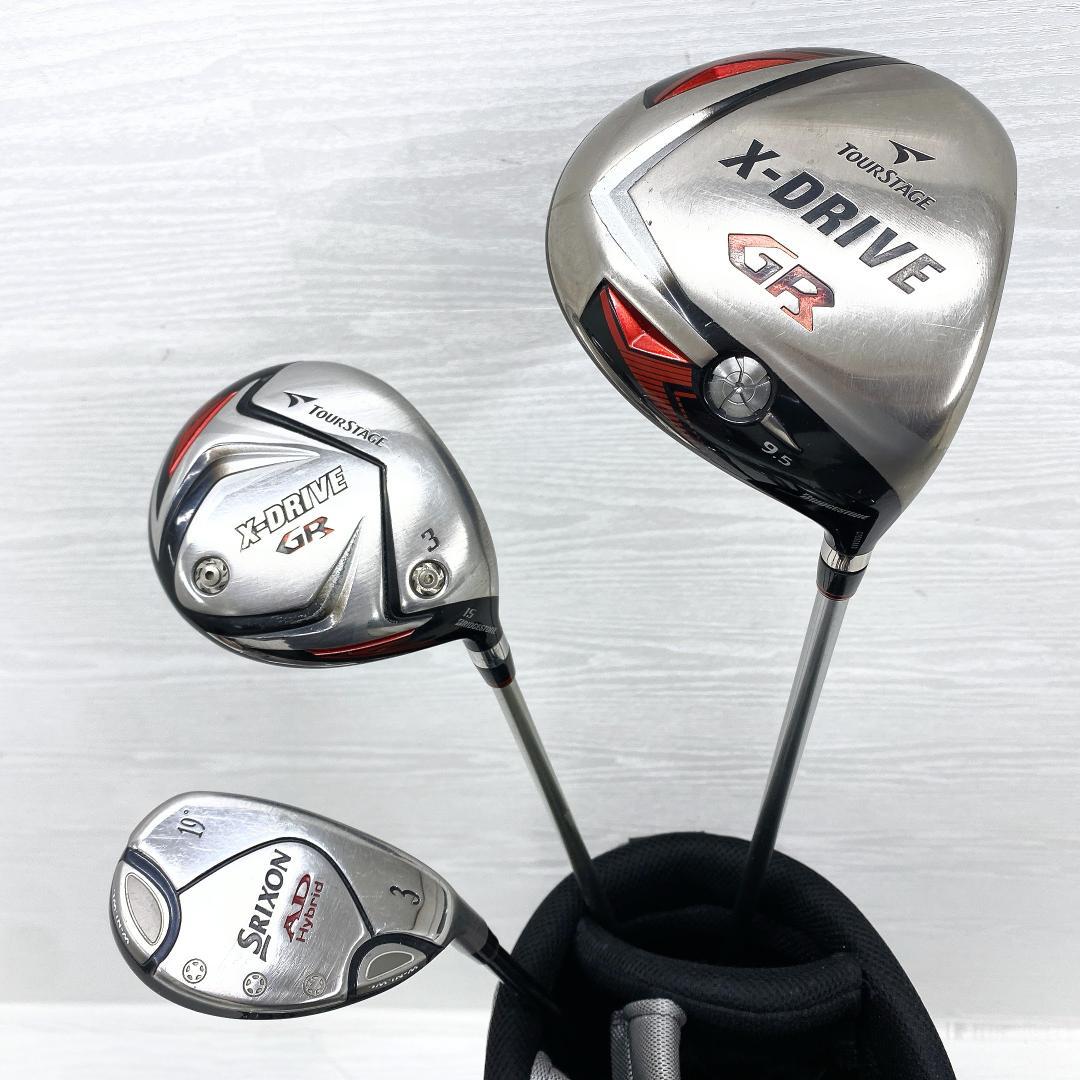 【初心者様推奨‼】 ブリヂストン メンズ ゴルフクラブ 初心者セット 11本 S