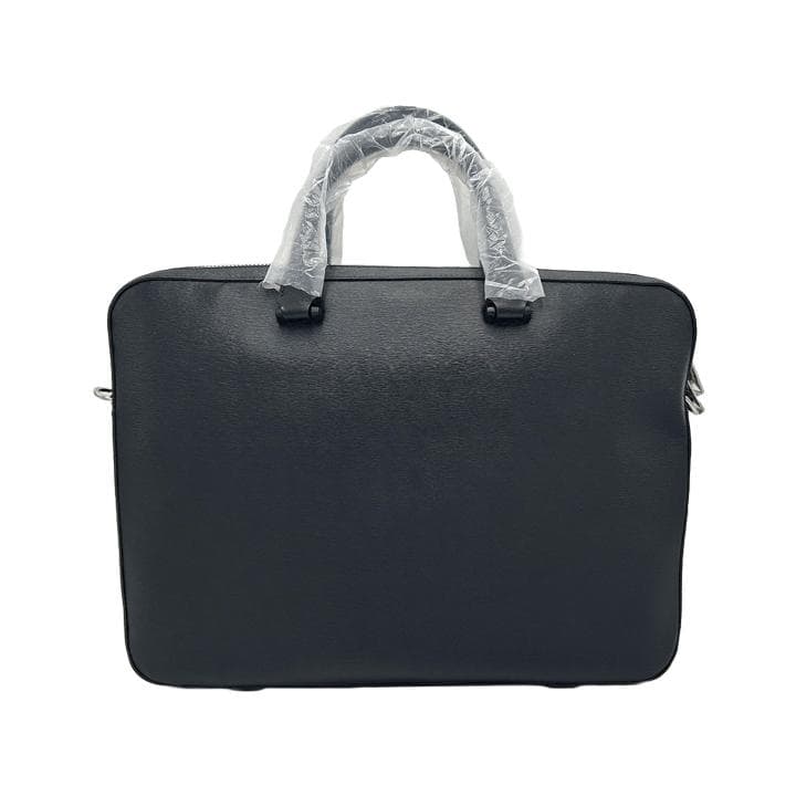 ★新品 ポールスミス ビジネスバッグ 黒 ブラック ストローグレインレザー145