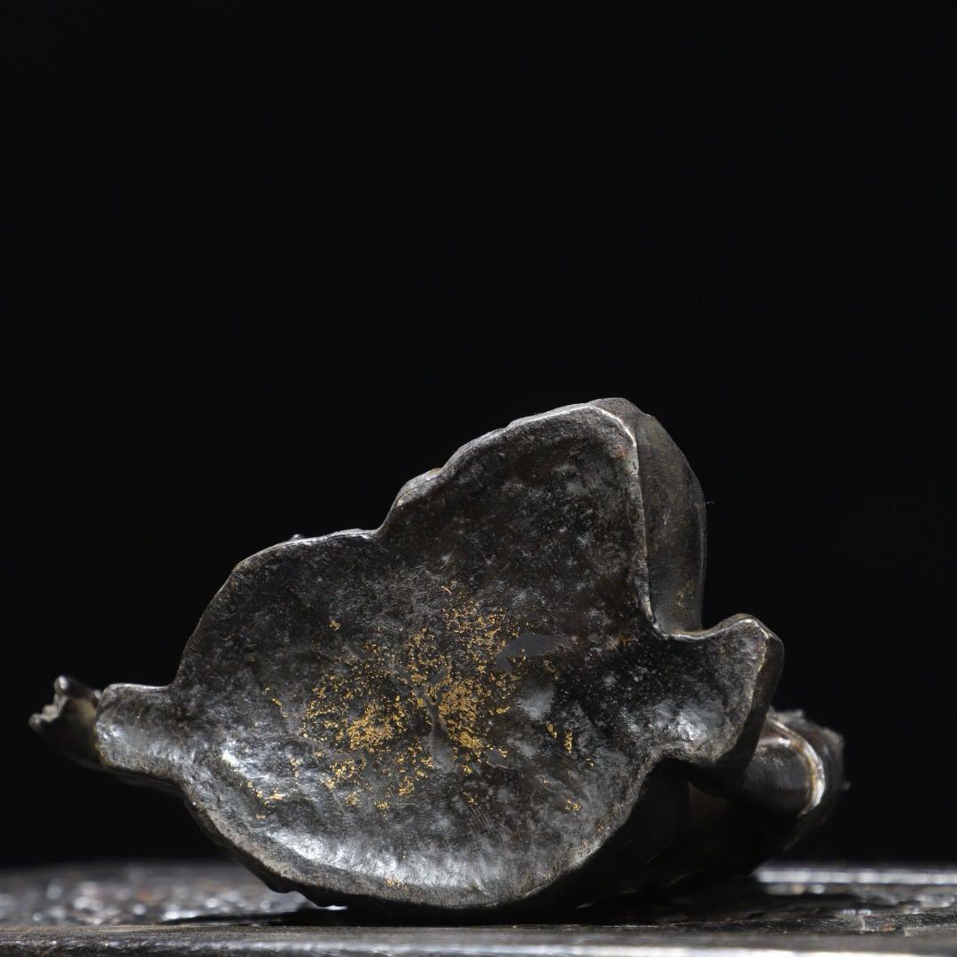 旧蔵古美術　純銅製 文房具　純銅製拓金　観音菩薩 仏像 居家供養 開運浄化