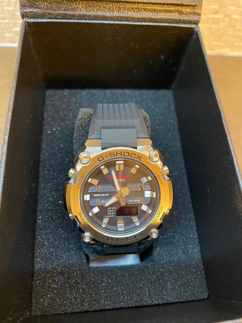 【使用僅か極美品】G-SHOCK GST-B600-1AJF Bluetooth