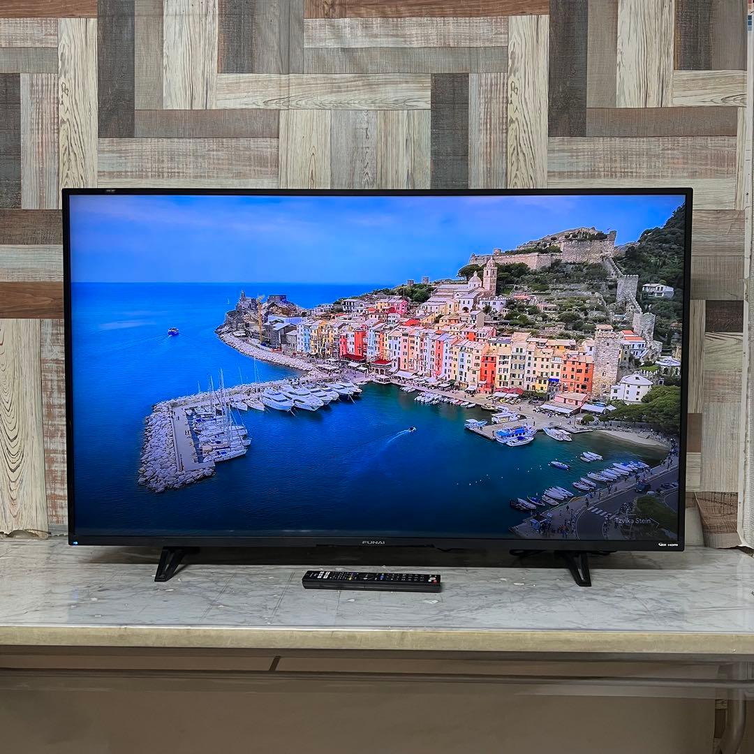 即日受渡❣️全国送フナイ4K50V型地上・BS・110度CSテレビ外付HDD対応