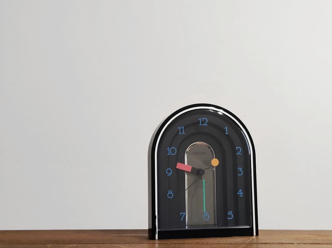 SEIKO ポストモダン 置時計 レトロ セイコー QZ219K ヴィンテージ