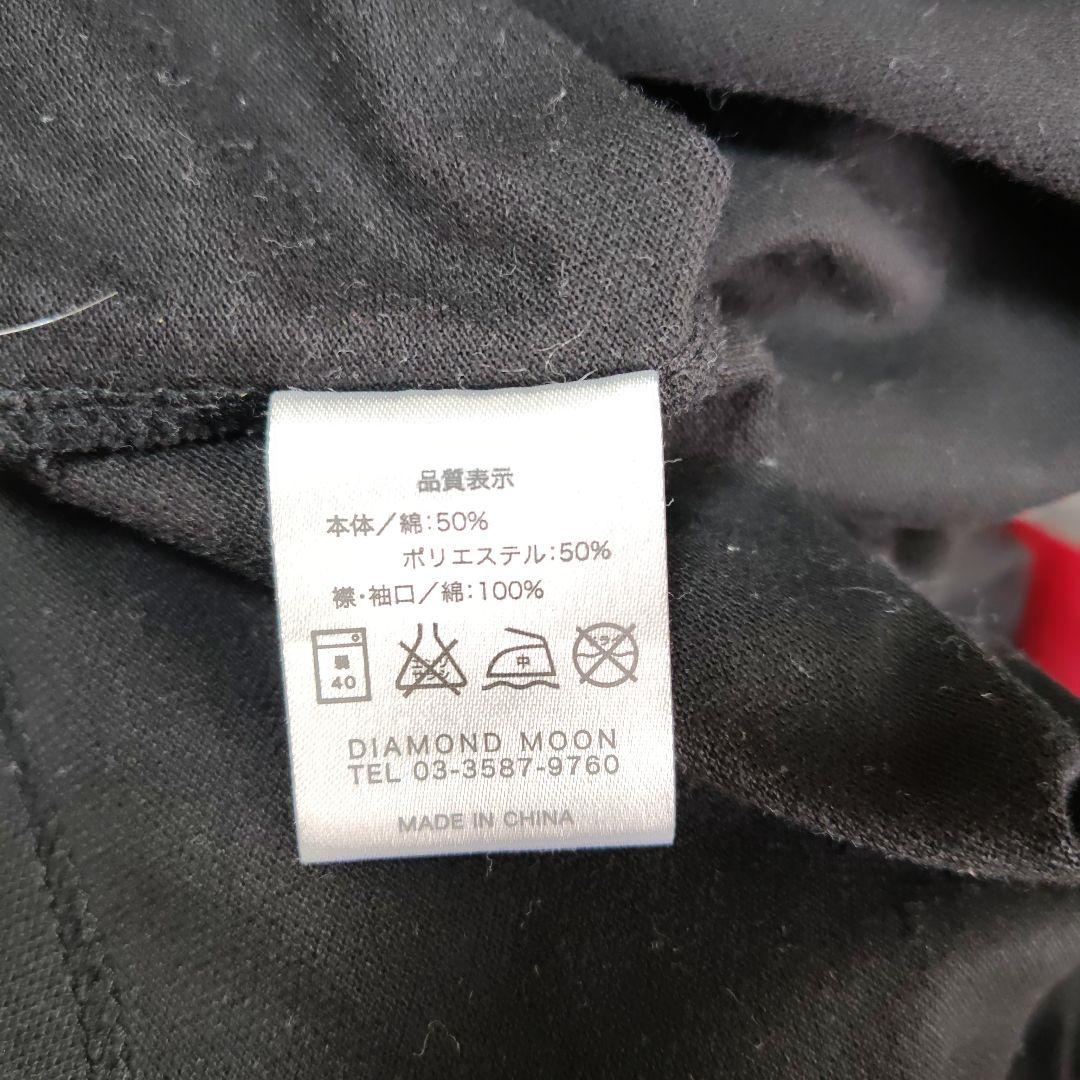 ✨矢沢永吉 E.YAZAWA 黒赤ポロシャツ 半袖 レディース