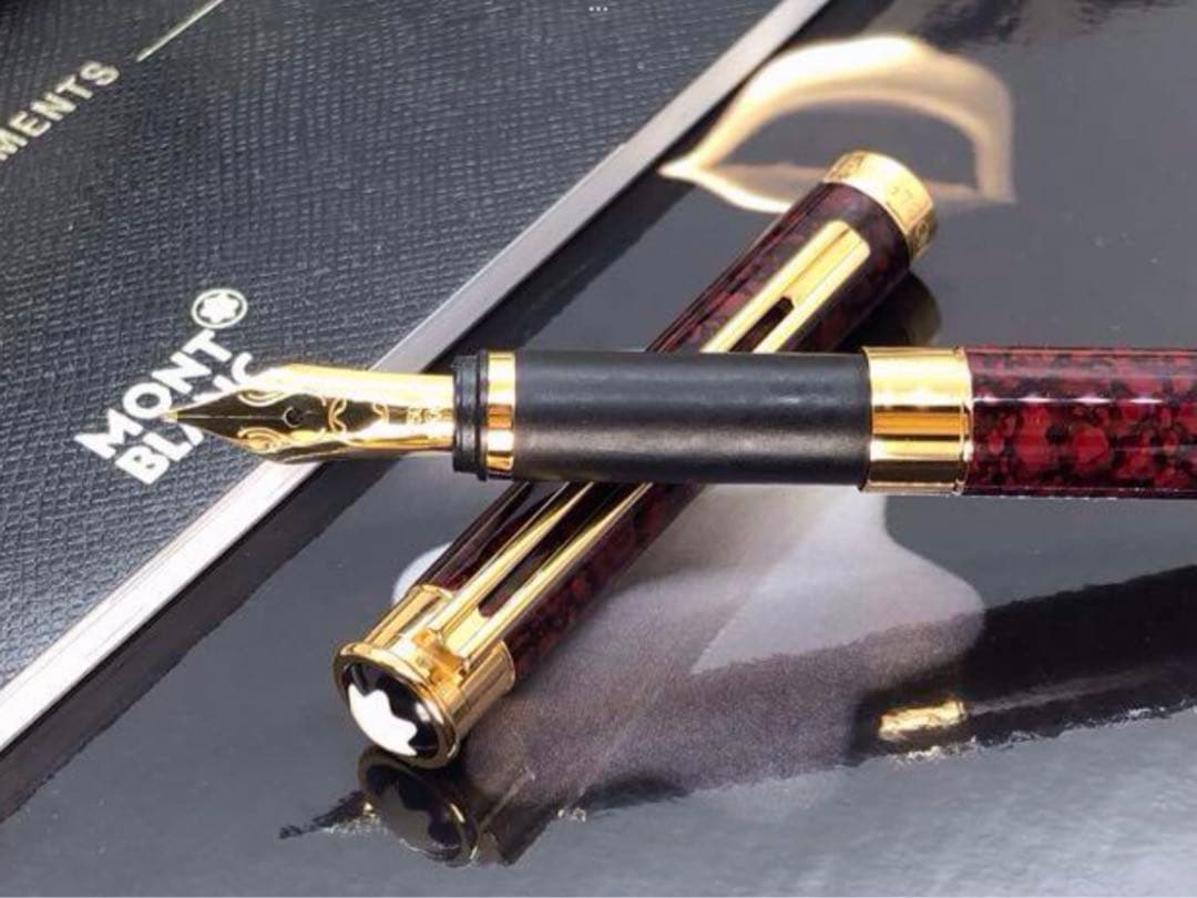 ⭐️金運・幸運を呼ぶパワーストーン⭐️レッド瑪瑙デザイン⭐️モンブラン⭐️ノブレスドゥエ