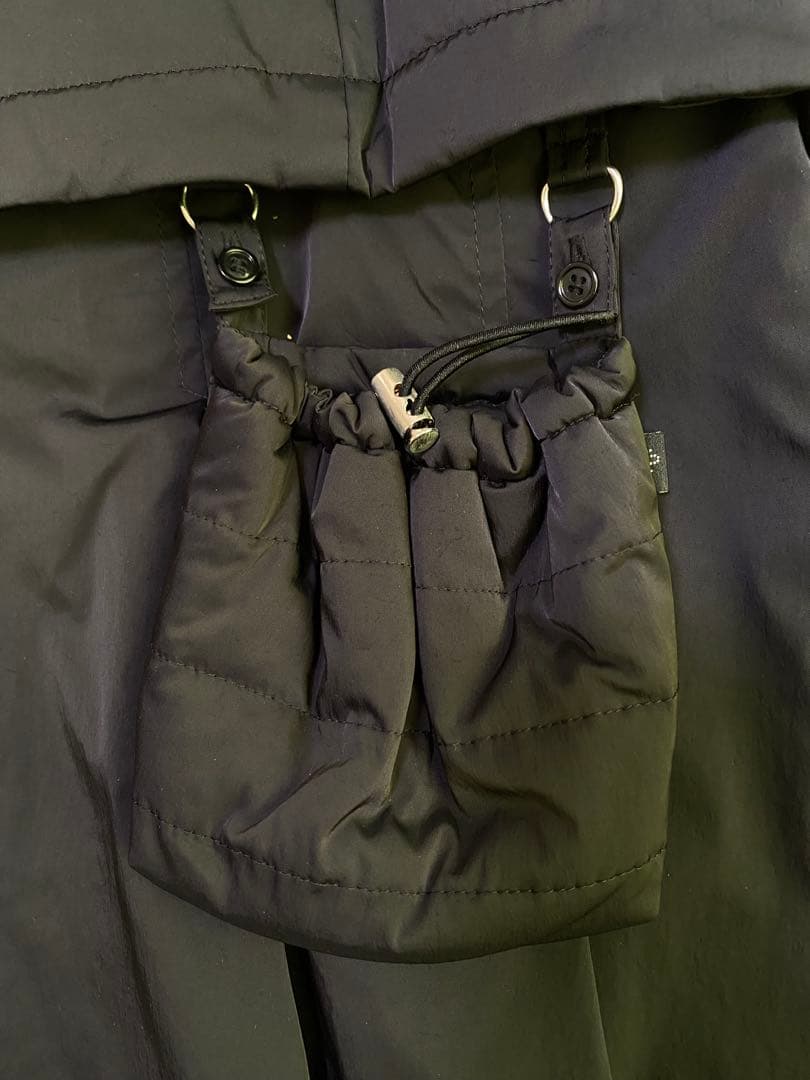 【美品】C de C クードシャンス　ゴルフ　ダウンワンピース　黒　ブラック