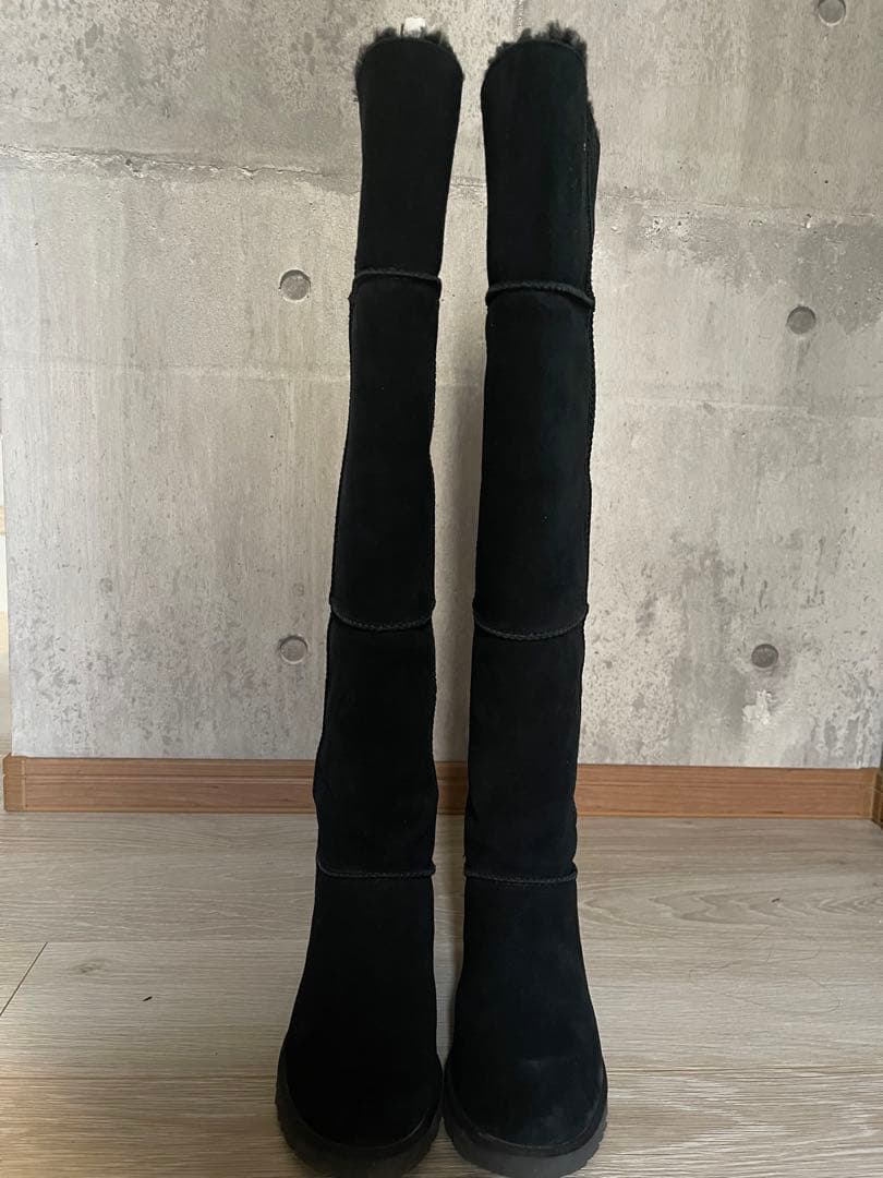 UGGアグ ムートンロングブーツ♡ブラック