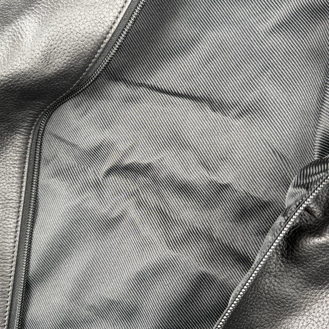 【希少】Brioni ブリオーニ ガーメントバッグ レザー ロゴ 刺繍 ブラック