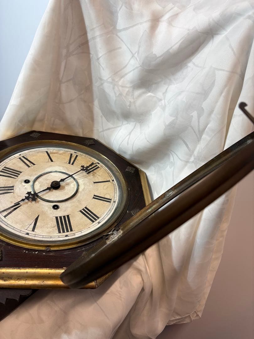 ✨【ヴィンテージスタイル】✨ Ｅ，I NGRAHAM八角柱時計（ジャンク）✨