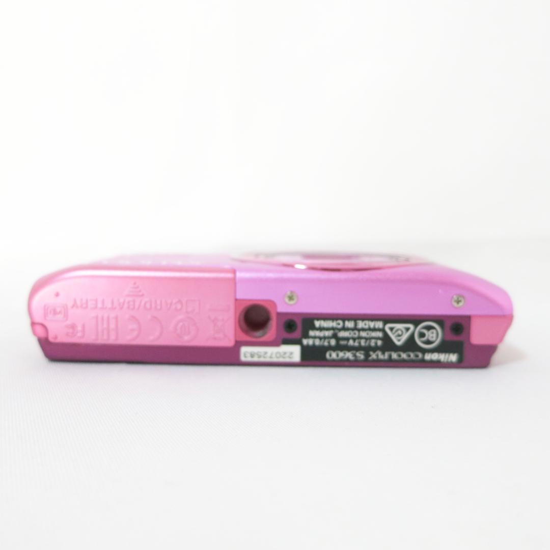 Nikon COOLPIX S3600 ピンク コンパクトデジタルカメラ