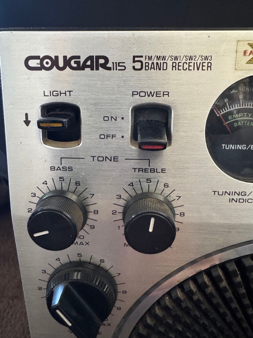 ナショナル　クーガー　RF-1150 ラジオ　レトロ