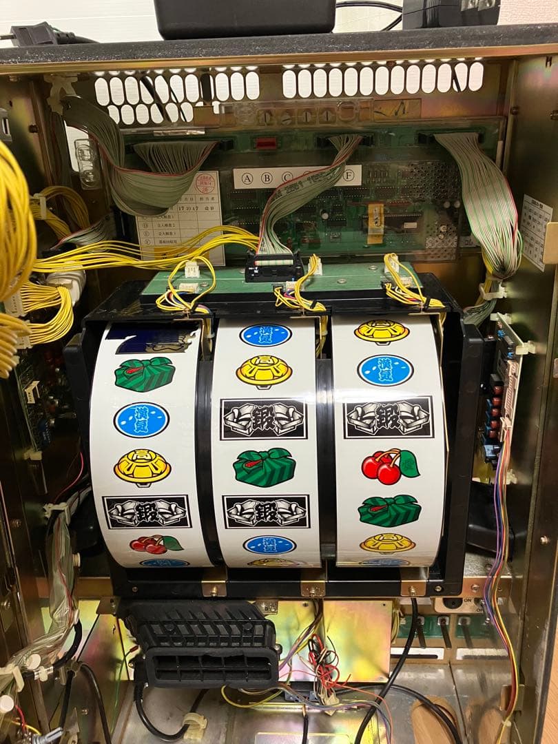 【送料無料】パチスロ 押忍！番長 初代 オートプレイ付き不要機 実機