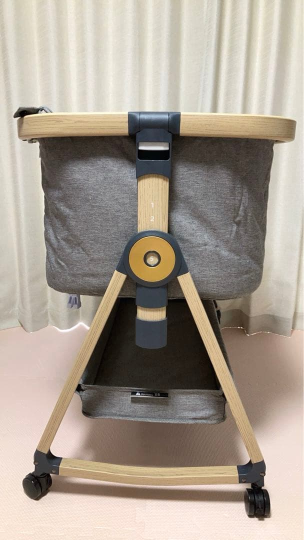 HZDMJ ベビーベッド ・添い寝　グレー