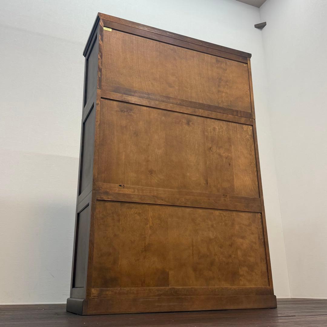 H112K38 北海道民芸家具 和箪笥 樺材 無垢材