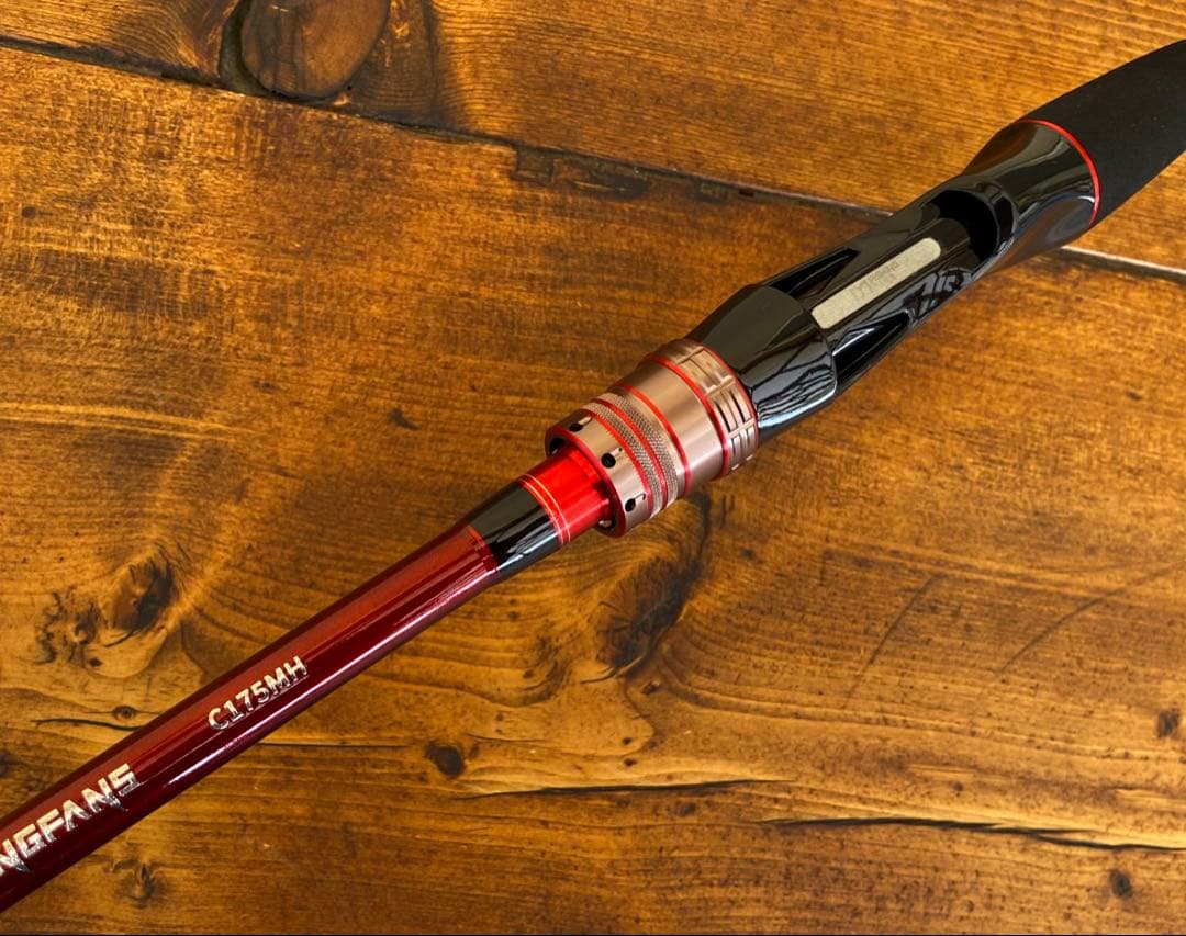 ジギングロッド　デジタルカウンター付きリール　イカメタル　タイラバ　左ハンドル