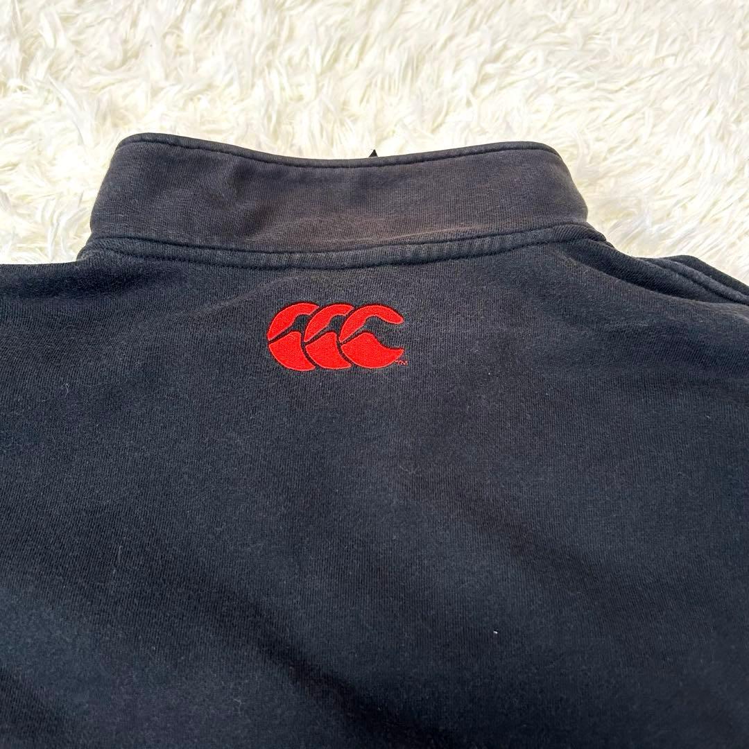CANTERBURY カンタベリー ラグビー ハーフジップスウェット上下 XL