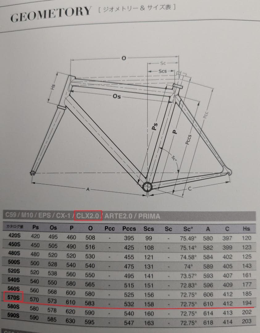 COLNAGO CLX2.0　大きめフレーム　11速換装済み