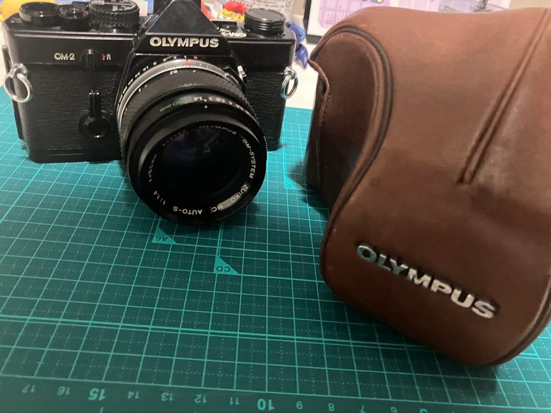 olympus om-2 50mm f1.4レンズ　ケース付