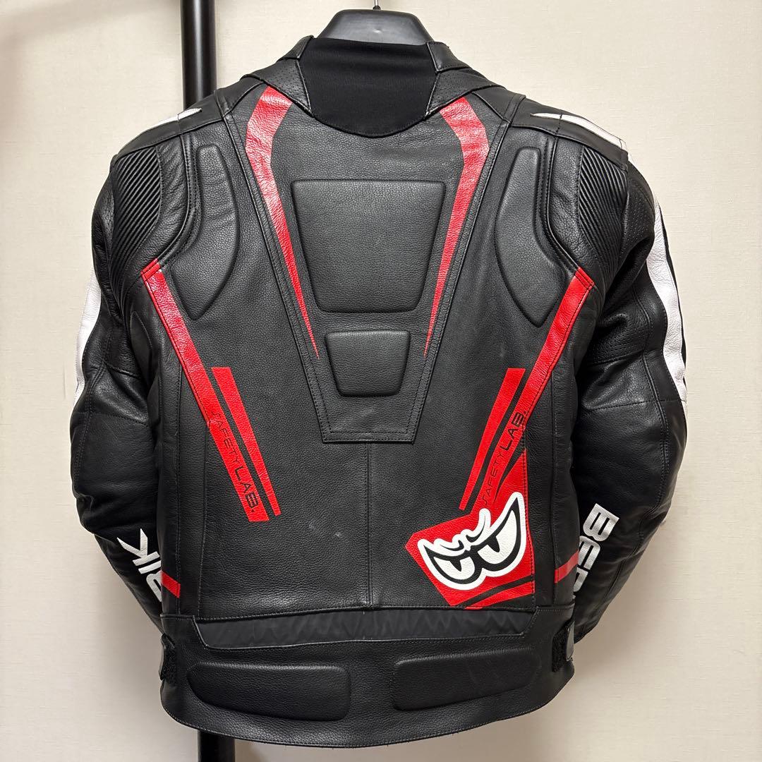 BERIK パンチングレザージャケット、防風ライナー付サイズ48 M相当