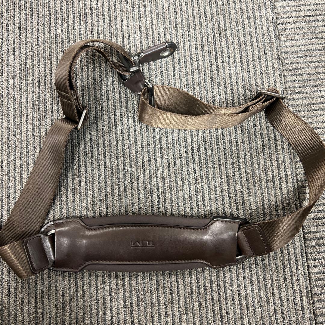 TUMI グレー ブラウン　ビジネスバッグ　タグおまけ付