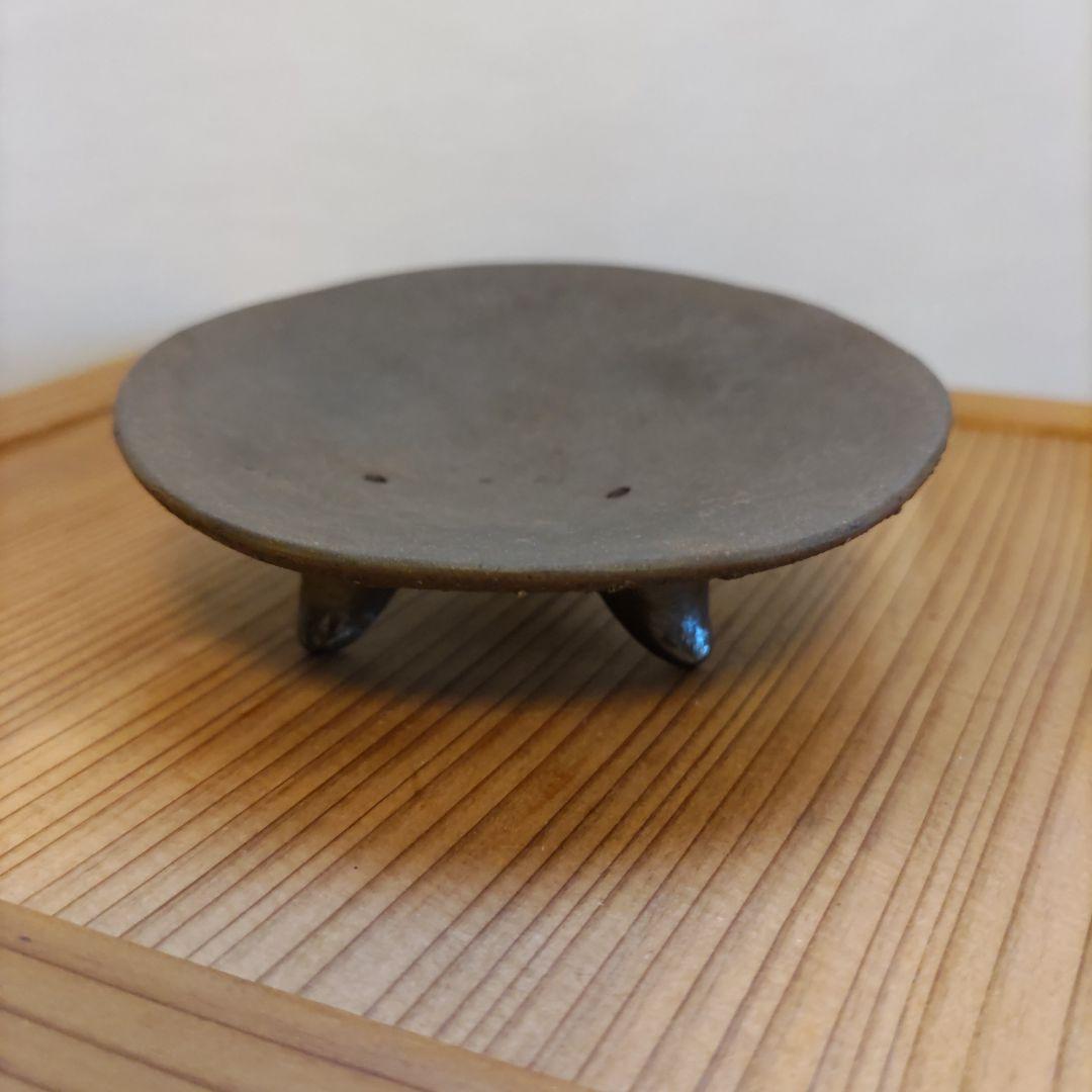 盆栽鉢 、植木鉢、名工丸山堂（松本重信）南蛮風真焼 狸面形絞出、急須の蓋、平鉢