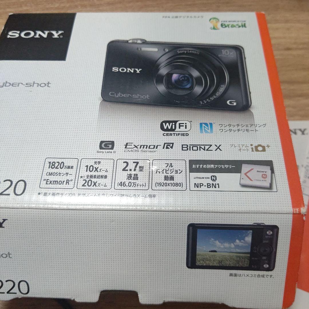 【美品】SONY Cyber-shot DSC-WX220　ゴールド　動作確認済
