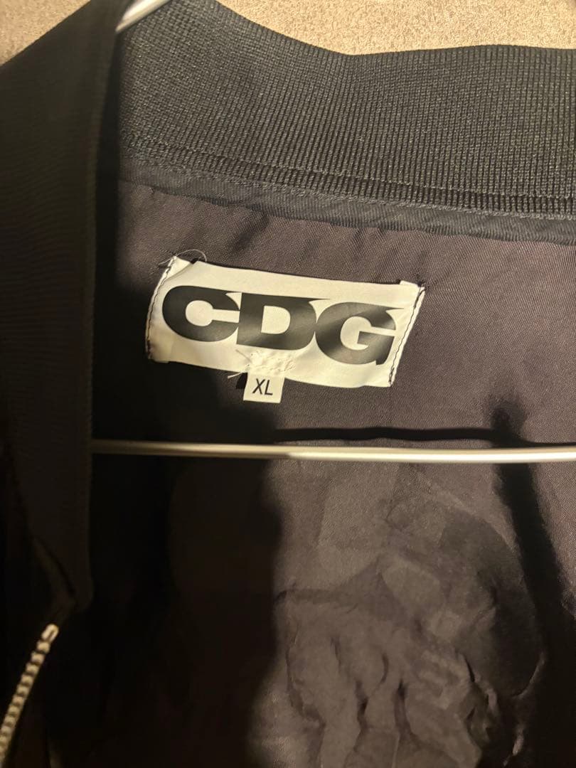 激レアCDG Warped Logo Bomber Jacketコムデギャルソン