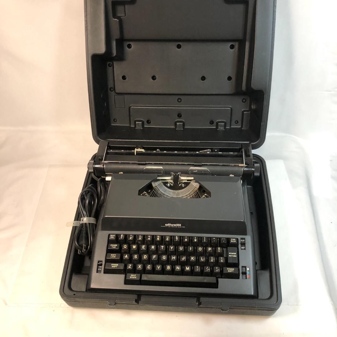 タイプライター、オリベッティ LETTERA　38 電動　動作確認済　スペイン製