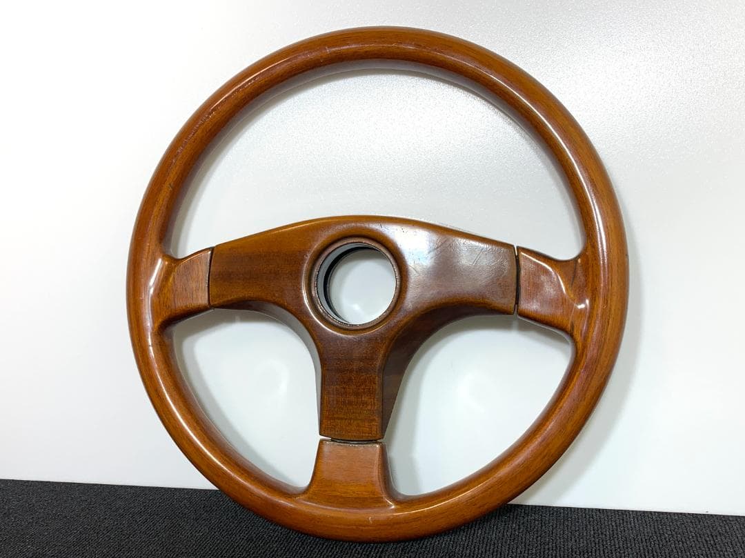 希少 レノマ ウッドステアリング 35.5パイ 当時物 ミケロッティ オバハン