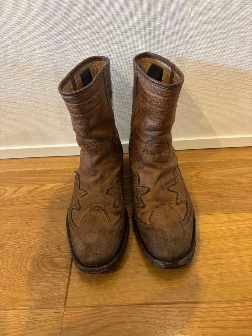n*i様 DOLCE&GABBANA D&G レザーブーツ バッファローレザー